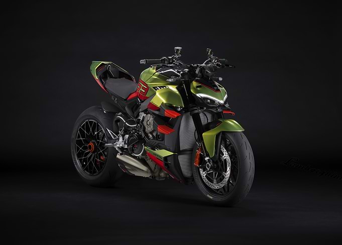Lamborghini-themed Ducati motorcycle
