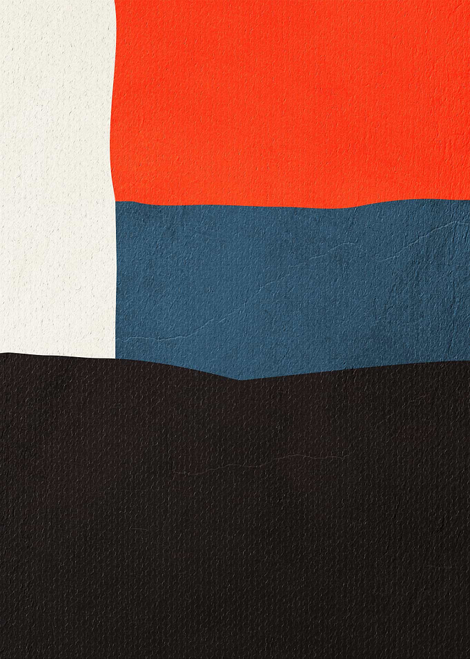 Abstract Geometric Color Blocks
