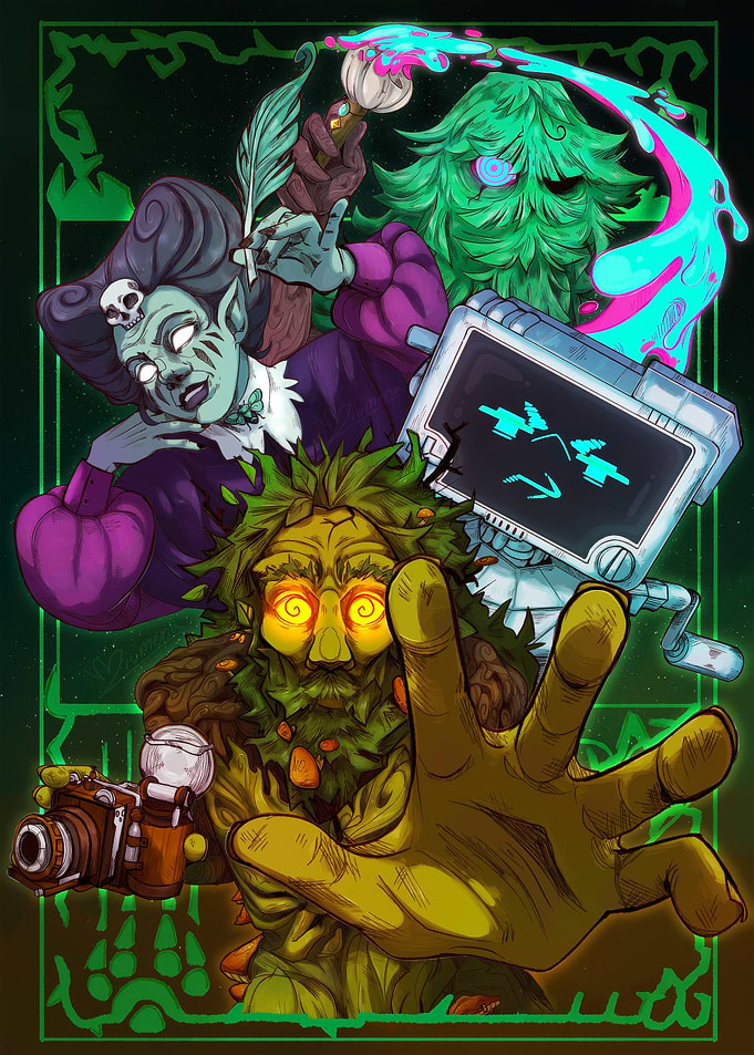 Mystical Forest Creatures and Digital Art