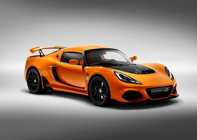 Orange Lotus Exige 350 Sports Car