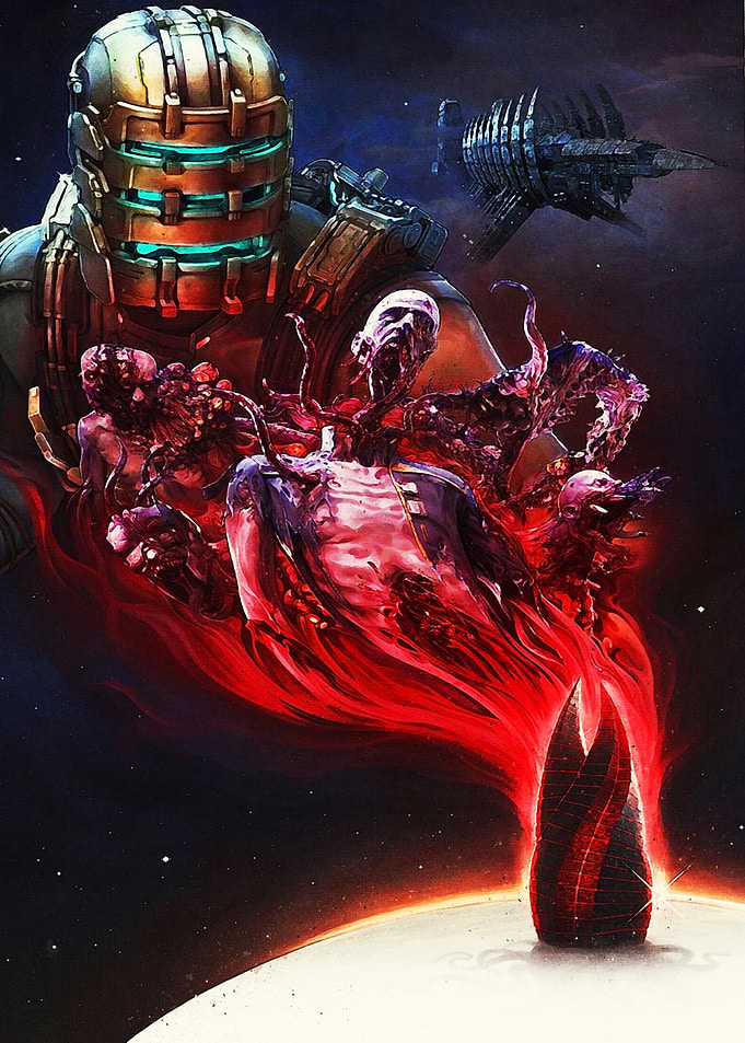 Dead Space Necromorphs and Marker