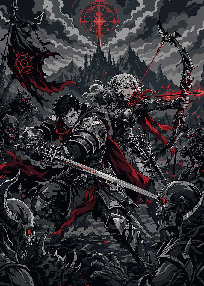 Divinity Original Sin 2 Fantasy Warriors Battle Demonic Horde