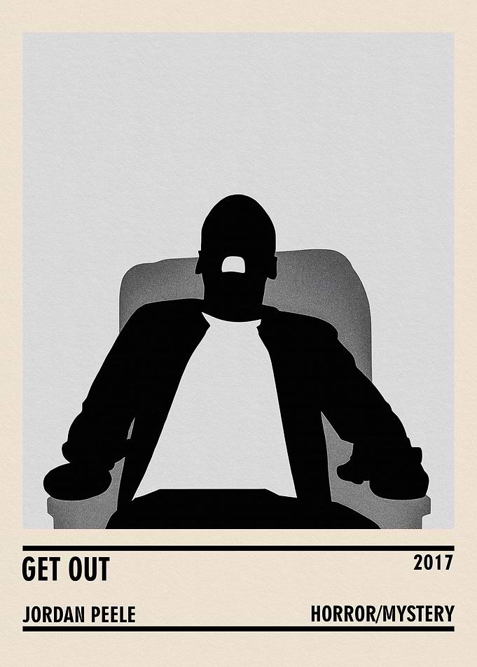 Get Out Minimalist Movie Poster