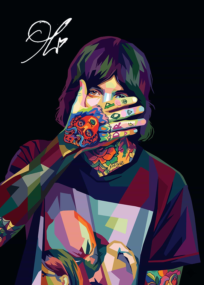 Oliver Sykes Pop Art Portrait