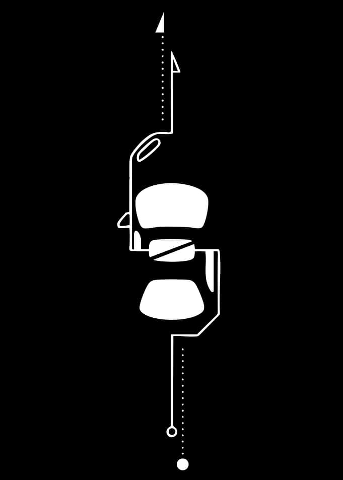 Abstract Futuristic Geometric Design