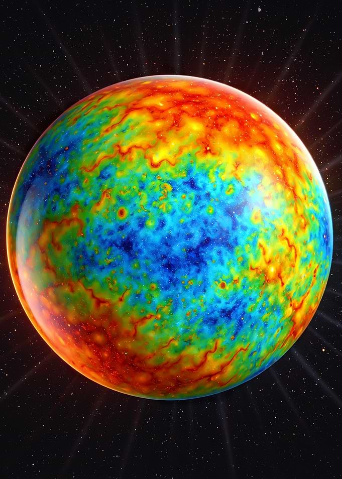 Cosmic Microwave Background Radiation Map