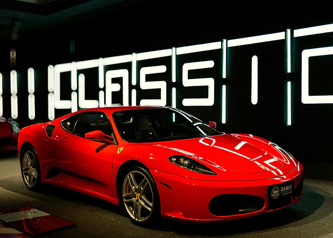 Red Ferrari Sports Car