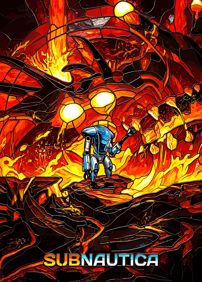 Subnautica Robot in Lava