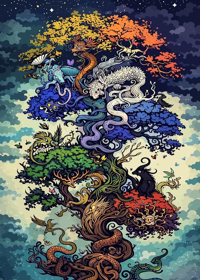 Mythical Tree of Creatures