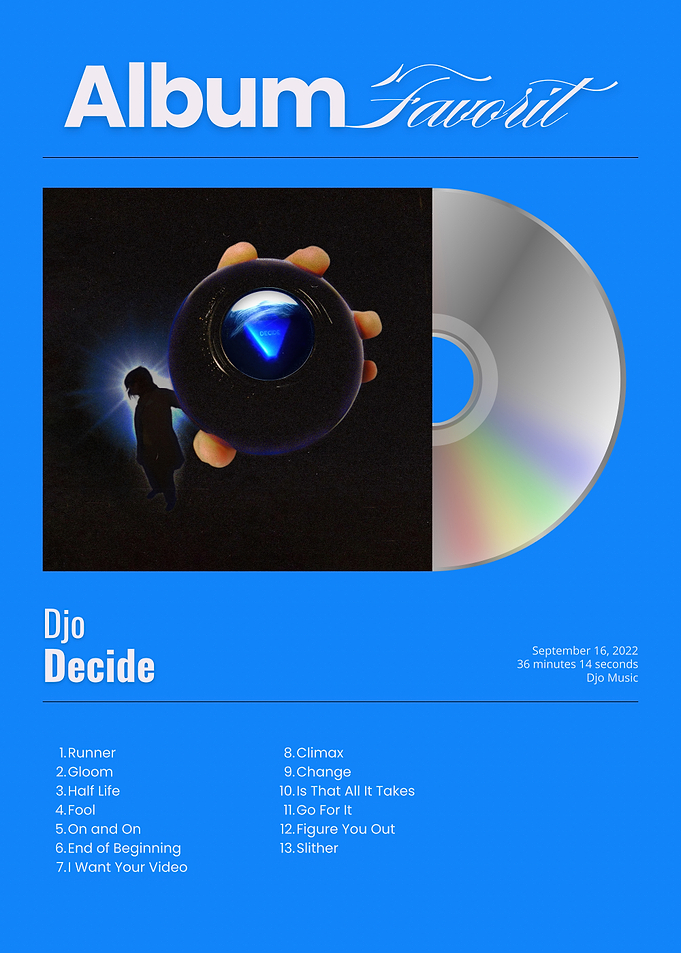 Djo Decide Album Cover