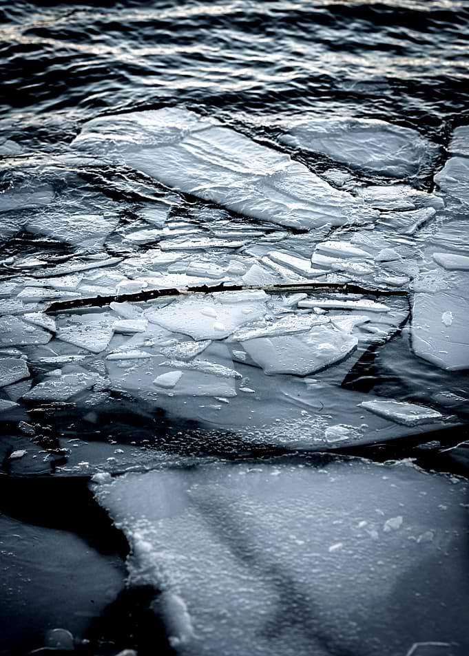Ice Floes on Water