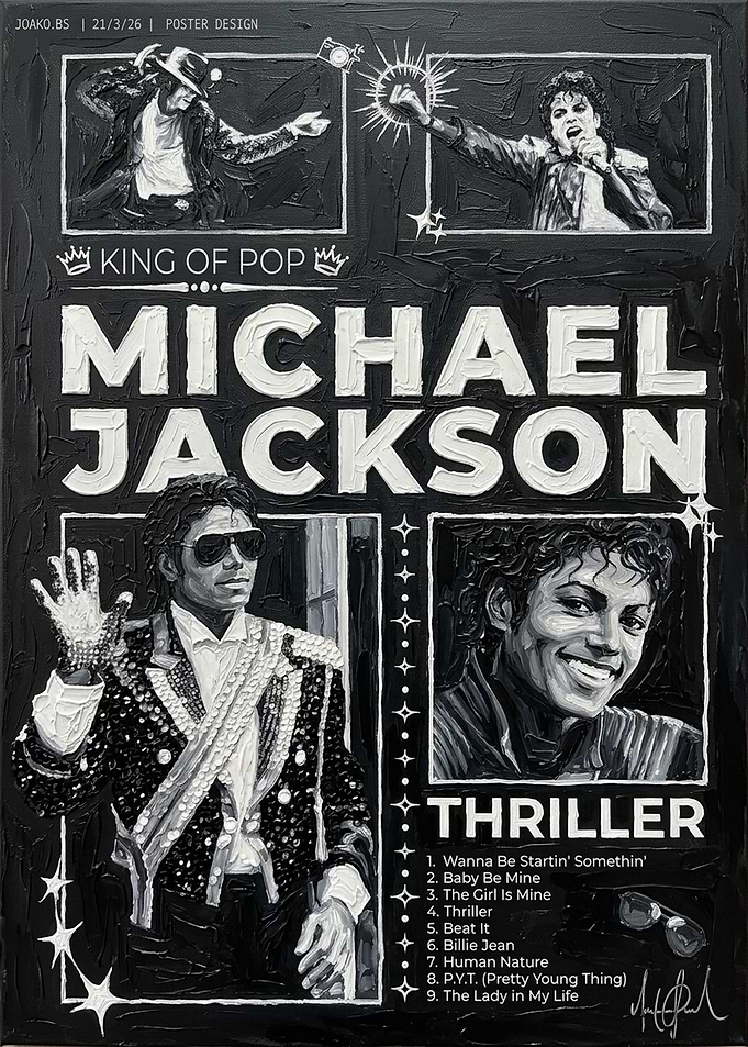 Michael Jackson King of Pop Poster