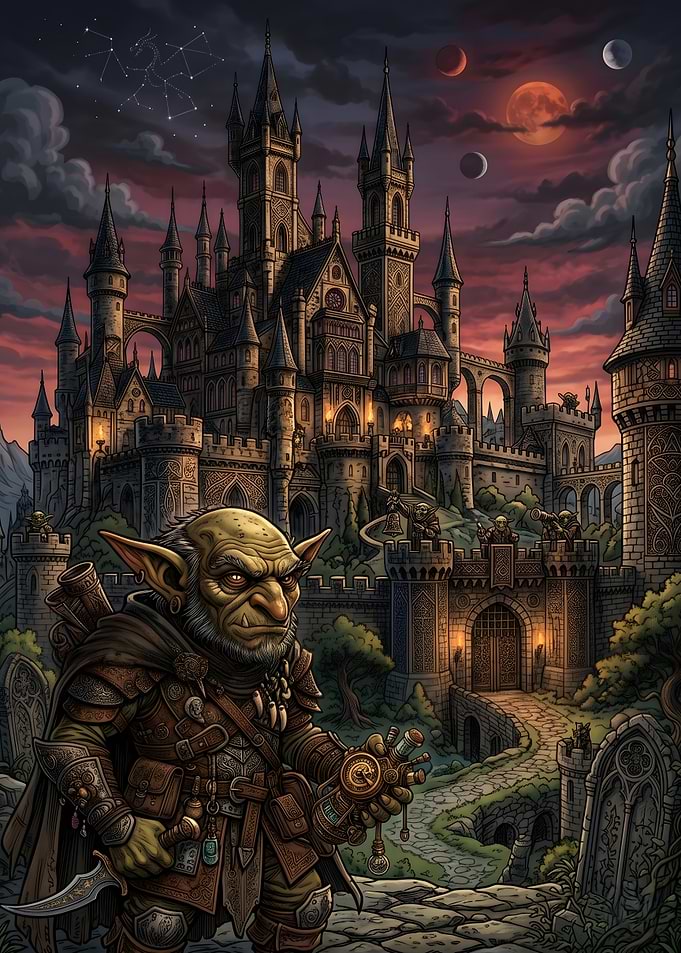 Goblin adventure to the dark castle