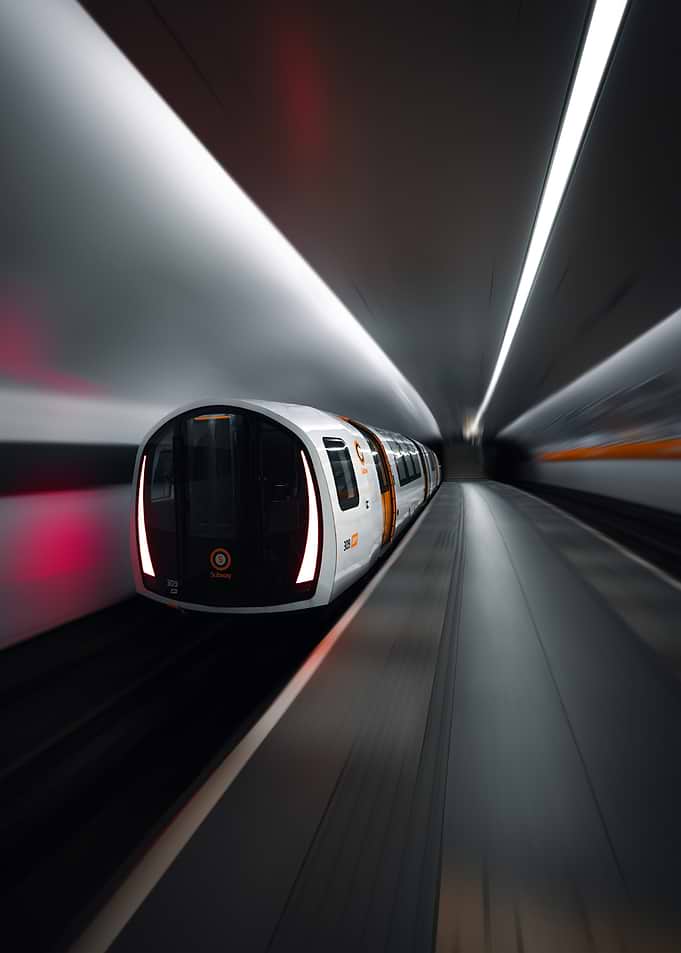 Glasgow Metro Train