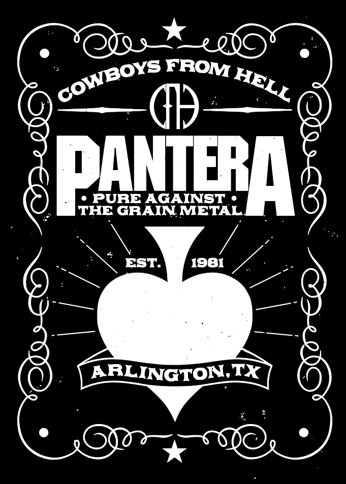 Pantera Cowboys From Hell Album Art