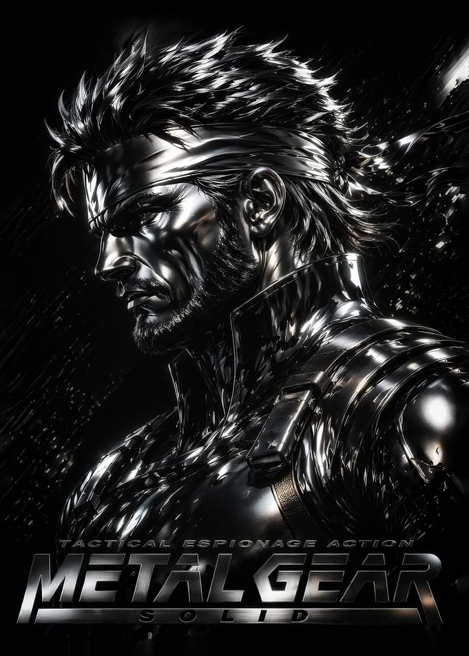 Metal Gear Solid Snake Portrait