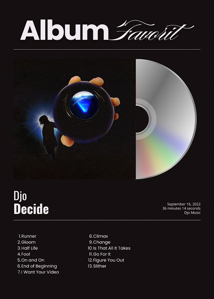 Djo Decide Album Cover