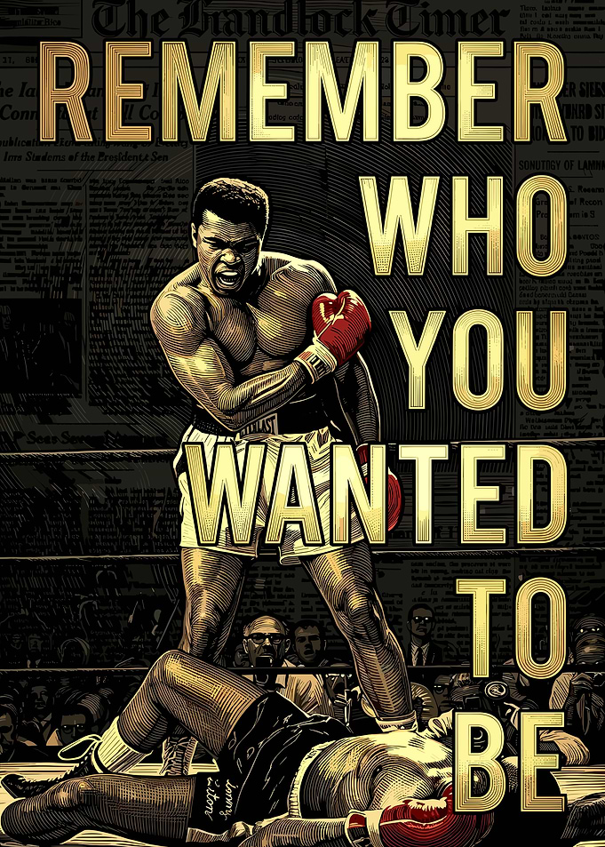 Muhammad Ali Remember Who You Wanted To Be