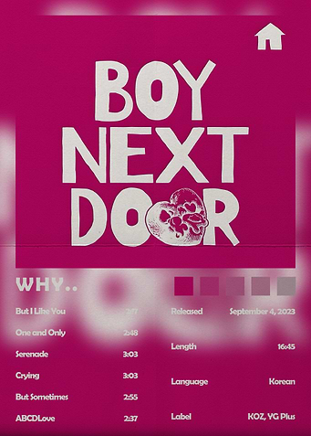 Boy Next Door Album Art