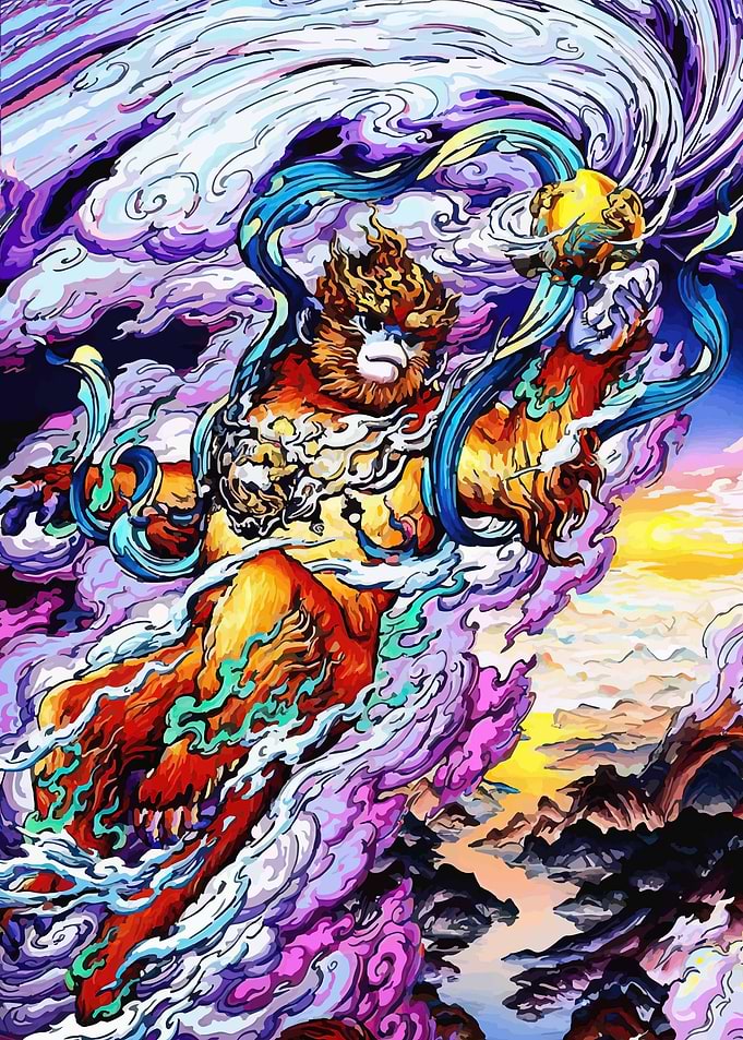 Monkey King with Golden Orb