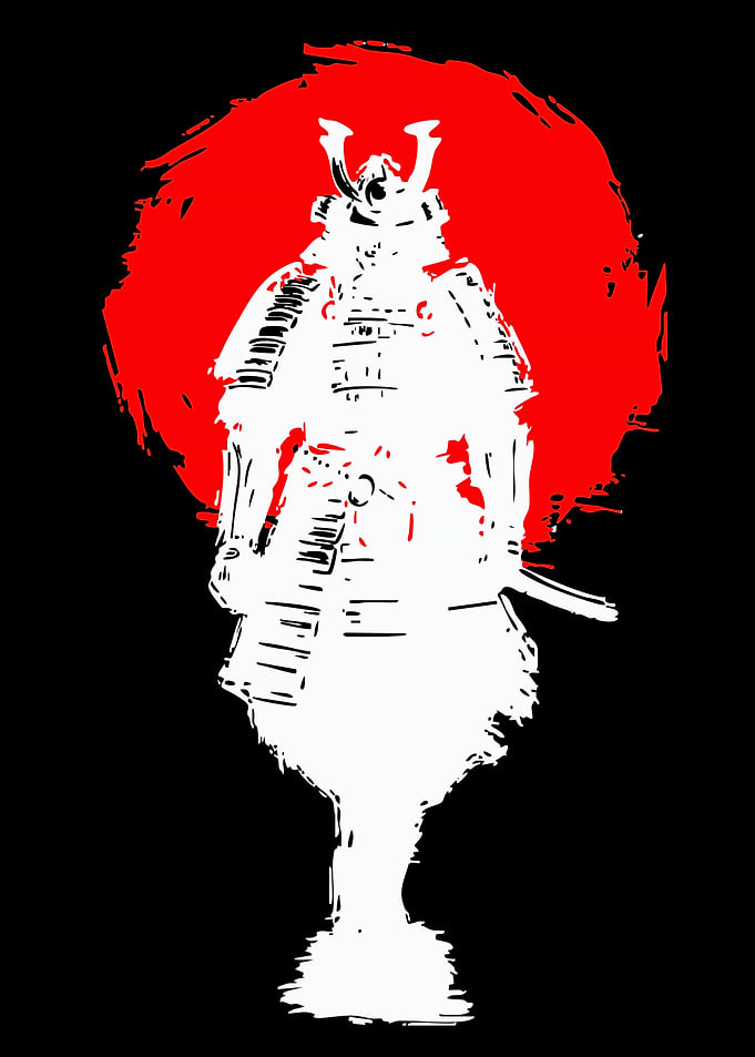 Samurai Warrior Silhouette