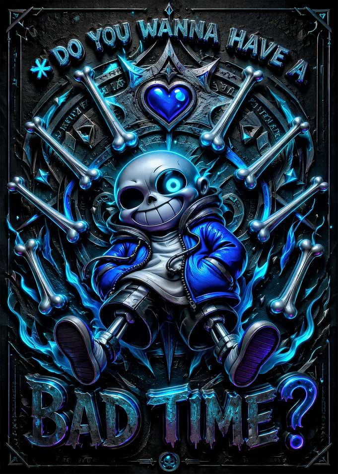 Sans Undertale Bad Time Art