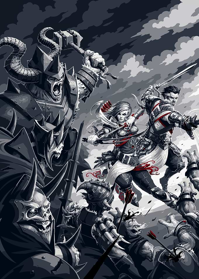 Divinity Original Sin 2 Epic Fantasy Battle Scene