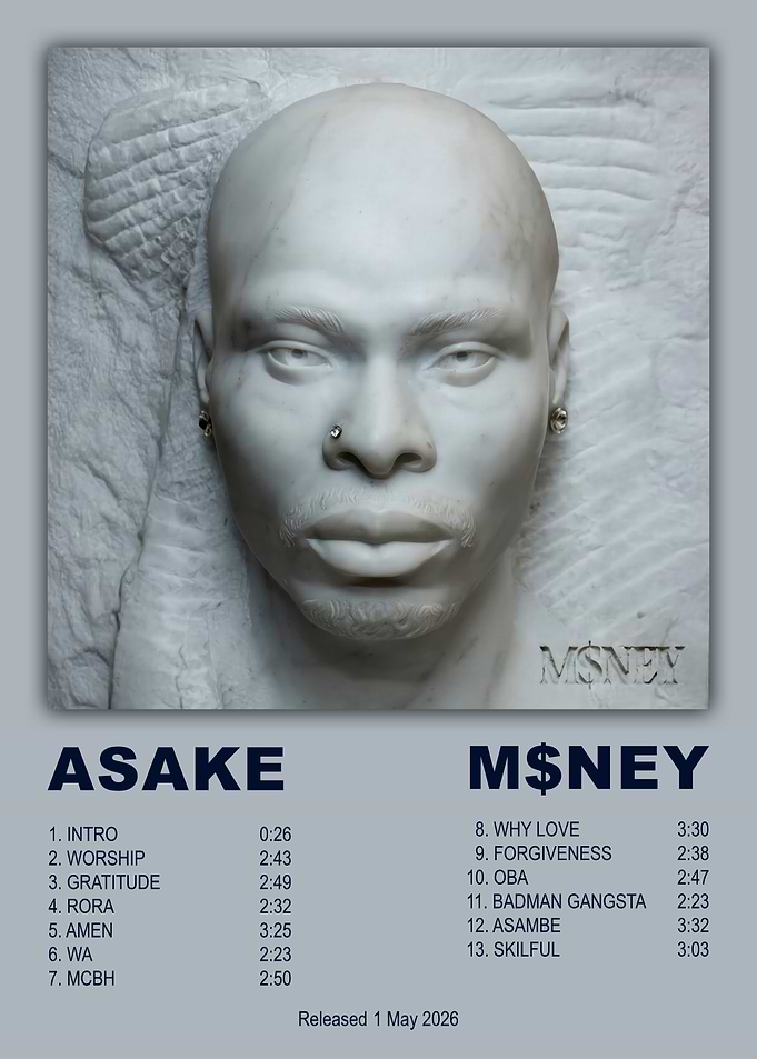 Asake M$NEY Album Cover