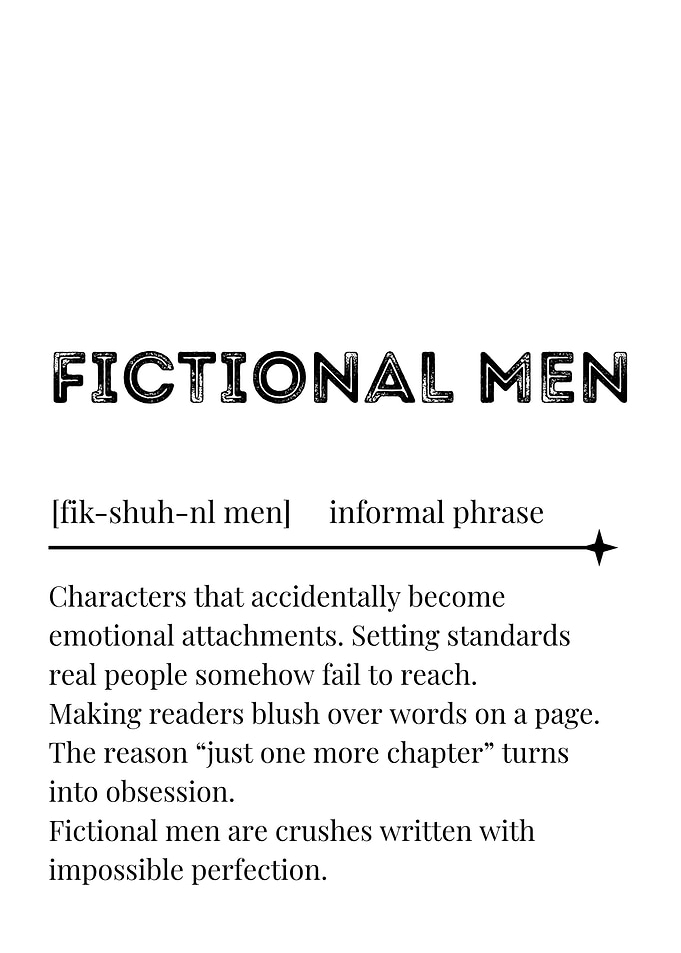 Fictional Men Definition