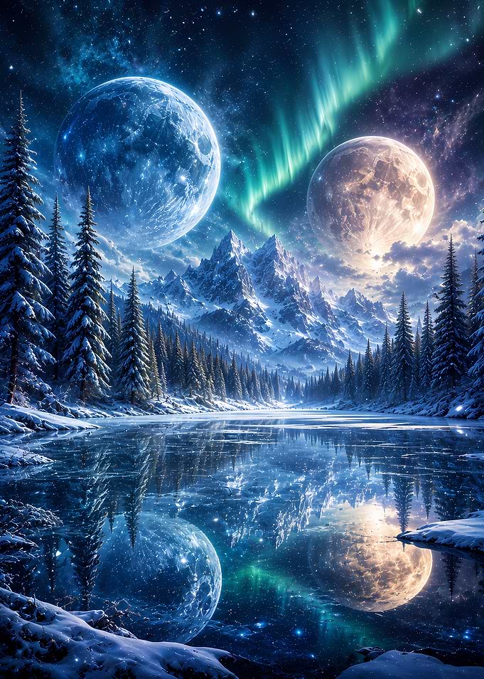 Cosmic Winter Landscape