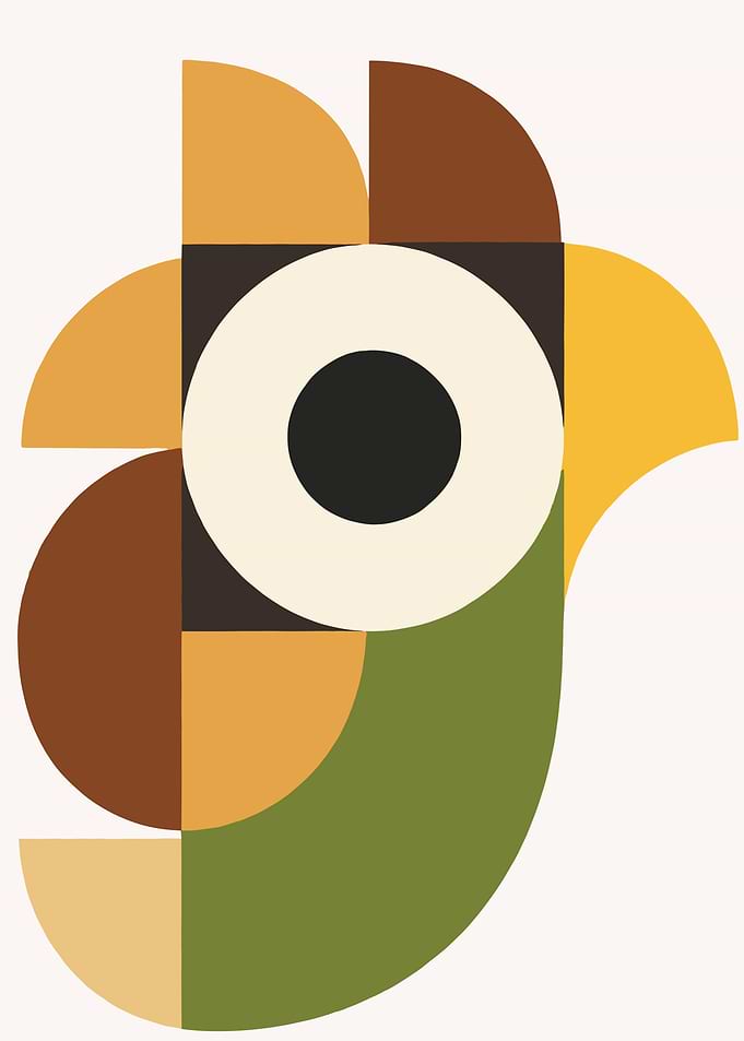 Geometric Owl Illustration