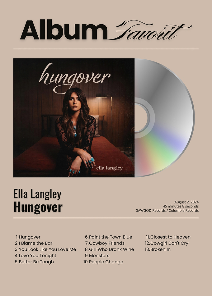 Ella Langley Hungover Album Cover