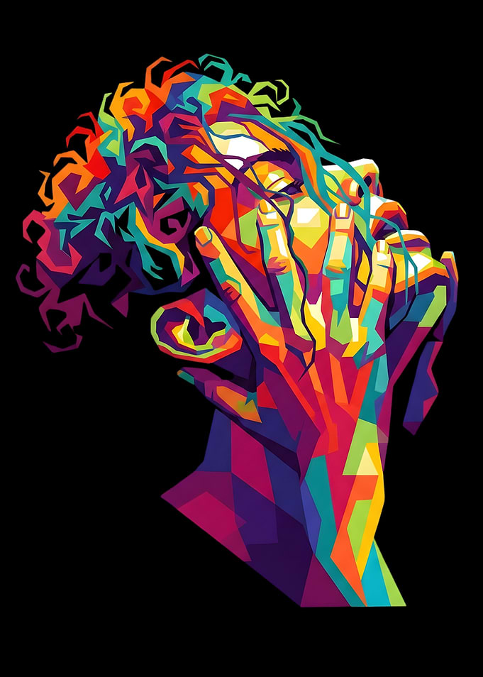 Colorful Portrait of a Person