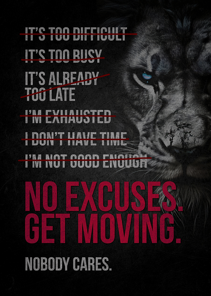 Lion Motivational Poster