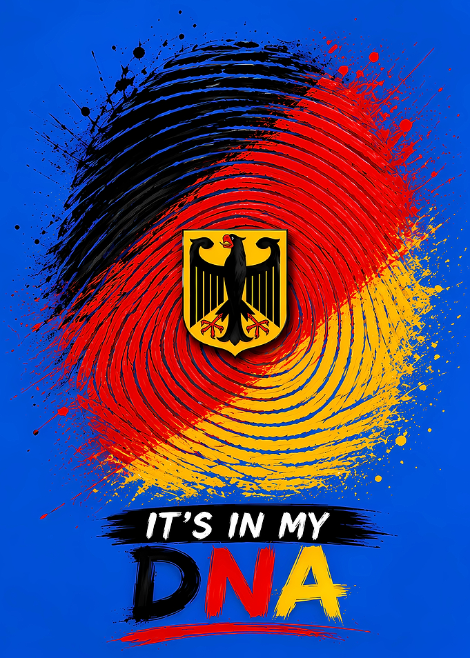 German DNA Fingerprint Art