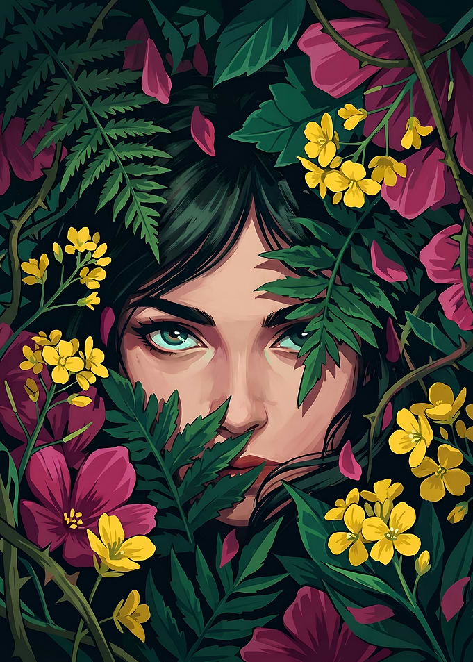 The Forest Nymph’s Emerald Gaze