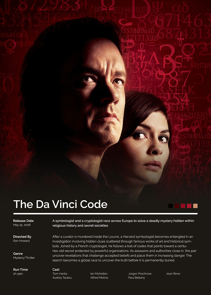 The Da Vinci Code Movie Poster