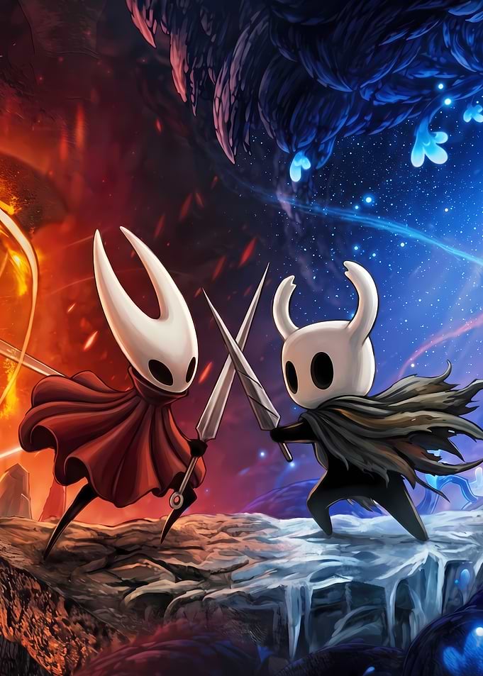 Hornet and Knight in battle