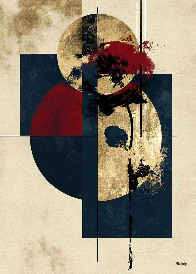 Mono No Aware No. 16 – Sumi-E Japanese Floral Wall Art