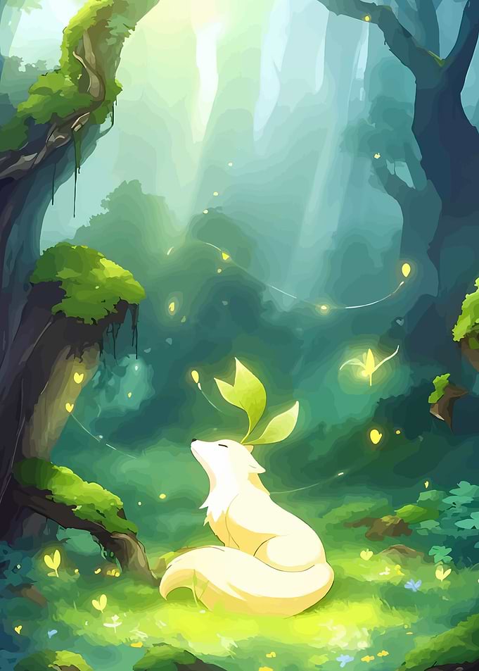Magical Forest Spirit Fox