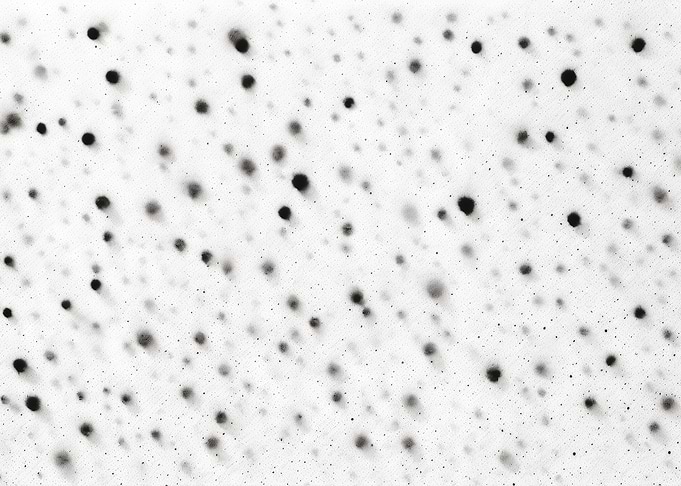 Speckles spots scattered cosmic dust particles microscopic motion