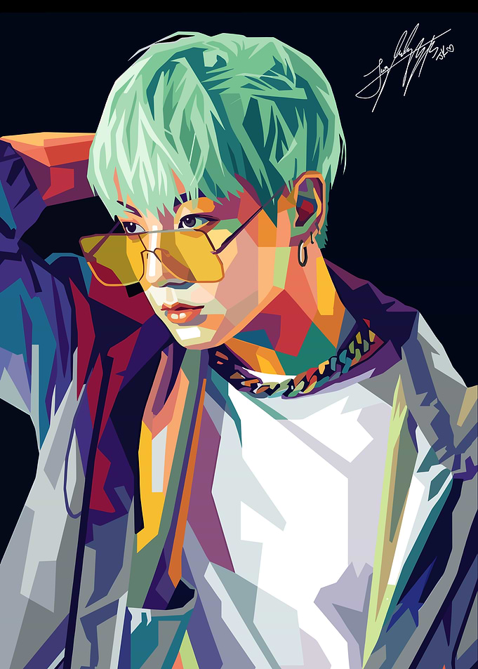 Jungkook Pop Art Portrait