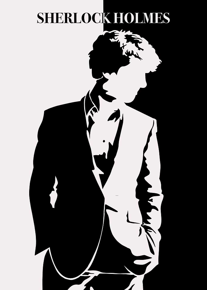 Sherlock Holmes Minimalist Poster
