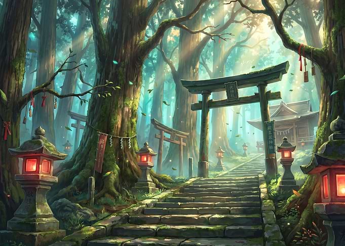 Enchanted Forest Shrine Path