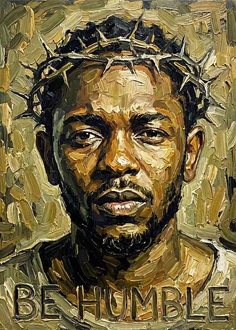 Kendrick Lamar 'Be Humble' Portrait