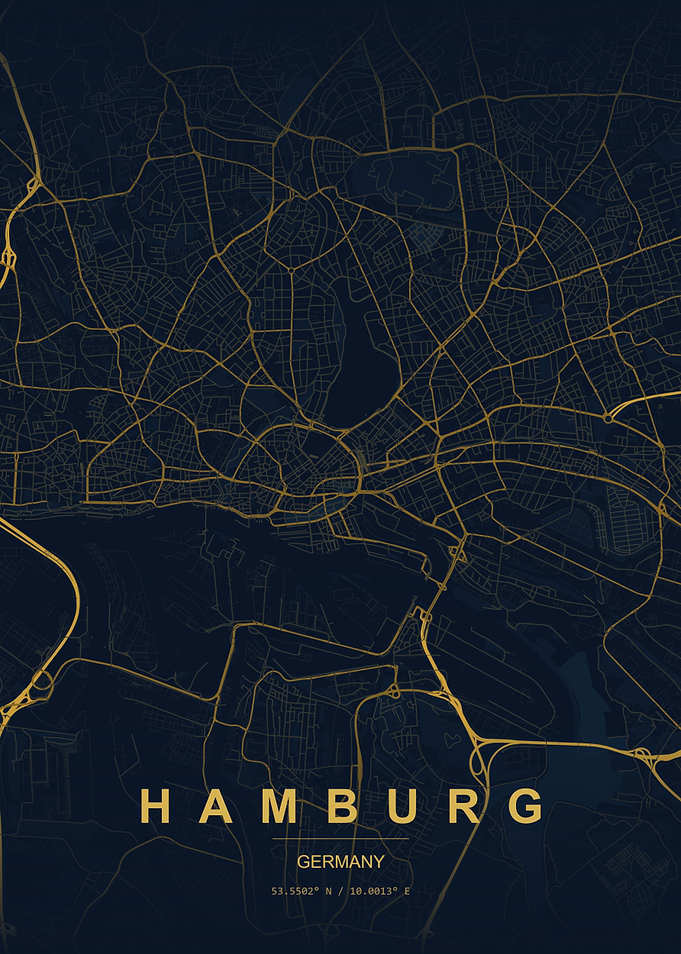 Hamburg City Map