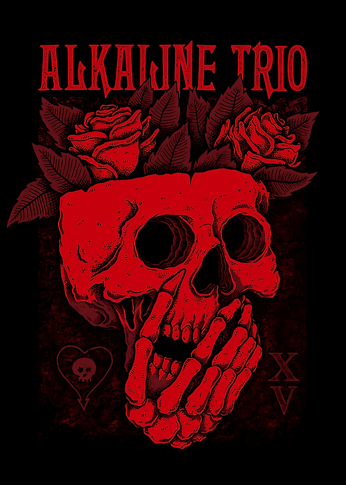 Alkaline Trio Skull and Roses