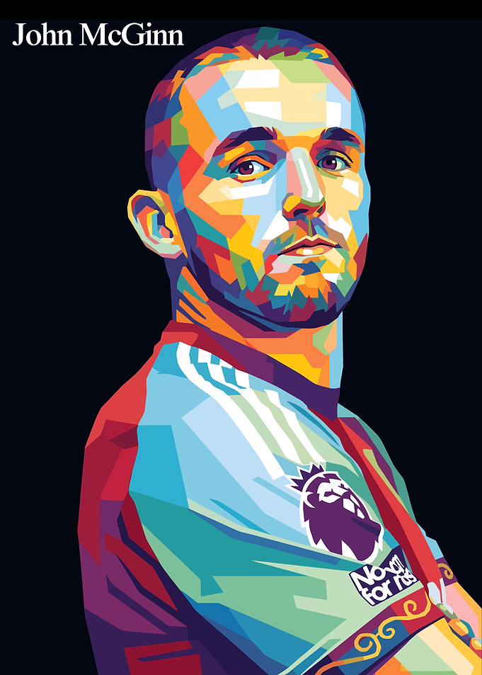 John McGinn Pop Art Portrait