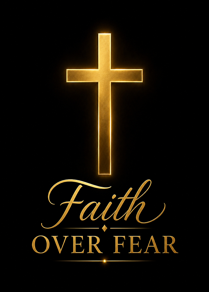 Faith Over Fear Cross