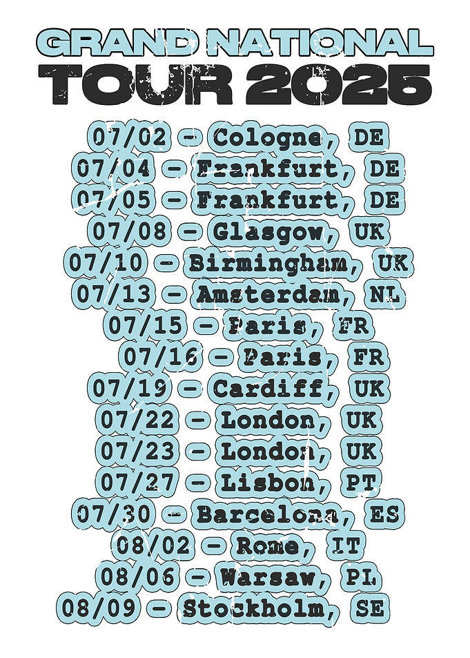 Grand National Tour 2025 Poster